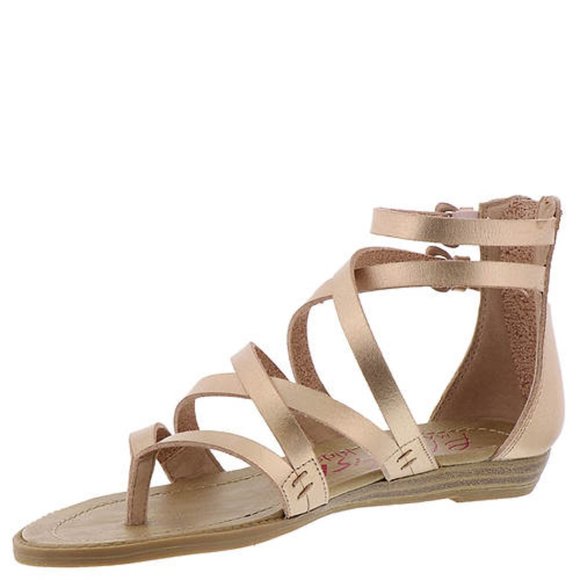 Girls Bungalow Rose Gold Sandals Size: US 13 - Picture 2 of 3